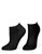 HUE Women's Massaging Liner Sock 6-Pack, Multi - Black/White/Heather Grey, One Size