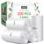 5 Gallon 220 Counts Strong Trash Bags Garbage Bags by Teivio, Bin Liners, for bathroom home office kitchen, 5.5 Gal, Clear