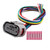LIZAPUS 9 Pin Transmission Range Sensor Connector Wiring Compatible with Toyota Camry 2007–2022 84540-07010 Harness Plug Pigtail