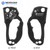 NewDoar Right Hand Ascender Rock Climbing Tree Arborist Rappelling Gear Equipment CE Certified Rope Clamp for 8~13MM Rope(Right Hand Pro Black)