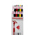 Dermatograph Colored Grease Pencils – Peel-Off China Makers – Set of 12 – Red, Blue, Yellow, Green, Black & White – Multi-Surface Use on Glass, Vinyl, Plastic & Metal – Ideal for Art, Marking & More