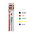 Dermatograph Colored Grease Pencils – Peel-Off China Makers – Set of 12 – Red, Blue, Yellow, Green, Black & White – Multi-Surface Use on Glass, Vinyl, Plastic & Metal – Ideal for Art, Marking & More