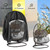 ASkinds Patio Hanging Egg Chair Covers with Zipper, Durable Double Wicker Egg Swing Chair Covers 91" Hx80 D Waterproof Resisatnt Outdoor Garden Chair Cover, Windproof Hanging Chair Cover(Black)
