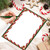 60 Sheet Christmas Stationery Paper Red Green Poinsettia Flower Ribbon Letterhead Letter Writing Paper for Notes Greeting Cards Invitation Office Printing, 8.5 x 11 Inch, Single-Sided