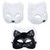 Litdevil Cat Therian Furry Therian Fox Tail Set - Animal Mask Half Mask for Masquerade