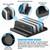 Ryvlan Vertical Laptop Stand, 3 Slot Adjustable Laptop Storage Rack and Desk Organizer, Silicone-Padded Holder for Multiple Devices Storage, Compatible Stand for Tablets and Devices up to 17 Inches