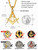FaithHeart Masonic Necklace for Men, Customize Available Freemason Compass Symbol 14K Gold Plated Free and Accepted Masons Pendant Jewelry with Gift Packaging-Gold