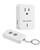 DEWENWILS Indoor Remote Control Outlet, Expandable Remote Light Switch Kit, Wireless On Off Power Switch for Christmas Light, 100ft RF Range, Compact Design, White
