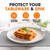 Cheer Collection Silicone Sink Mat – Heat-Resistant Dish Protector for Kitchen, Flexible Sink Pad with Drain Hole, Soft Rubber Sink Liner for Stainless Steel or Porcelain Sinks, 63x33 cm