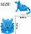 Xuqiufeng Gnarpy Plush, Regretavator Plush Gnarph Alien Cat Plush Toys，Give Fans and Friends Beautifully Plushie Doll Gifts (Blue)