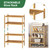 kiplant Small Shoe Rack, 2-Tier Bamboo Wood Shoe Rack for Entryway, Stackable Shoe Organizer for Hallway Closet, Free Standing Shoe Racks for Indoor & Outdoor