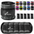 Sportneer Adjustable Ankle Weights 1 Pair 2 4 6 8 10 Lbs Leg Weight Straps for Women Men kids, Weighted Ankle Weights Set for Gym, Fitness, Walking, Jogging,1-5 lbs Each, 2 Pack 2-10 lbs, Dark Grey