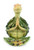 Ain't it Nice Large Sea Turtle Statue Yoga Meditation Zen Coastal Ocean Beach Decor Gifts Figurine Bathroom for Home & Office Sculpture, Green 4.25(L) 3(W) 6.5(H) Inches