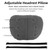 Phxoinu 2 Pcs Car Headrest Neck Pillow for Driving,Universal Premium Suede Leather Soft and Comfortable Headrest,Two Gears of Height Adjustment Car Seat Headrest Pillow Car Interior Accessories-1766507606
