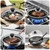 10 Inch Pan Lid, 10 Inch Frying Pan Lids, Tempered Glass Cast Iron Lid for Skillets, Fry Pan, Wok Pot (10 inch)