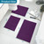 BYSURE Deep Purple Bathroom Rugs Sets 3 Piece Non Slip Extra Absorbent Plush Chenille Soft Washable Bath Mats