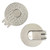 PINMEI Colorful Golf Ball Markers with Silver Color Golf Hat Clips(Poker Heart)