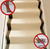 LAMINET Non-Slip Carpet Stair & Floor Protector - Beige, 9' L x 30" W - Durable, Washable Low-Pile Protector for Carpeted Stairs, Floors, High-Traffic Areas, and Entryways