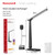 Honeywell LED Desk Lamp for Home Office, Eye-Caring Light with 4 Color Modes & Touch Control, USB A+C Charging Ports, Adjustable Rotating Head with Timer for Reading, Bedroom & Small Desks