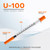 U-100 1mL/cc Syringes with 29G 1/4" (6mm) Individually Wrapped, Pack of 25
