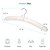 JS HANGER Padded Hangers - 17 Inch Extra Large Heavy Duty Cotton Covered Coat Hangers No Shoulder Bump for Women Clothes, Sweaters, Dresses, Clothing, Weddings, Lingerie Pack of 10, Cream White JS HANGER Padded Hangers - 17 Inch Extra Large Heavy Duty Cotton Covered Coat Hangers No Shoulder Bump for Women Clothes, Sweaters, Dresses, Clothing, Weddings, Lingerie Pack of 10, Cream White