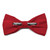 tiemart Men's Pre-Tied Clip-On Bow Tie (Festive Red)
