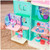 Gabby’s Dollhouse, Primp and Pamper Bathroom with Mercat Figure, 3 Accessories, 3 Furniture and 2 Deliveries, Kids Toys for Ages 3 and up