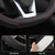 West Llama Customized Auto Car Steering Wheel Cover for Nissan,D Shaped Steering Wheel Cover for Rogue,Altima,Kicks (D-Shaped-Black+Red Line)