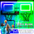 Franklin Sports 2 Player Mini Basketball Hoop - Indoor Double Shootout Hoop Set With Ball for Bedroom and Office, Blue/Green