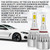 tobenbone 2 PCS 9005/HB3 Car LED Light Replacement, 3800LM 6000K Super Bright Waterproof C6 Fog Lighting Bulb, Plug & Play Led Headlights High and Low Beam Car Accessories