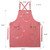VANTOO Denim Chef Apron for Women with Pockets, Pink Jean Waitress Server Kitchen Apron for Men Women Cooking Gardening Painting Hairstylist (58-Pink)