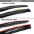 Fits for 2018-2022 10th Gen Honda Accord JDM 3D Wavy Mugen Style Window Visor Rain Guards Deflectors