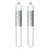 AQUA CREST I2000 2 Under Sink Water Filter, Replacement Cartridge for Everpure i2000, MC2, ESO7, MH2, EV9612-22, EV9612-56, EV9607-25, EV9613-21, NSF/ANSI 42 Certified, 26K Gallons, Pack of 2