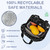 Spiders On Webs Insulated Lunch Bag Reusable Lunch Box Women Men,Cooler Thermal Meal Tote for Kids School Student Picnic Office Work