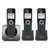 AT&T GL2101-3 DECT 6.0 3-Handset Cordless Home Phone with Call Block, Caller ID, Full-Duplex Handset Speakerphone, 2" White Backlit Display, Lighted Keypad (Graphite & Black)