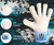 Keeperking Soccer Goalie Goalkeeper Gloves for Kids Boys Youth & Adult,Latex Strong Grip Palms with Removable Finger Spines Protection Children Football Gloves for Training/Match (7, Cyan-FS)