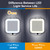 Tuanse 48 Pack LED Night Lights Plug into Wall Smart Sensor Sensor Automatic Night Lamp Nightlights Accessories for Bedroom Bathroom Toilet Stairs Kitchen Hallway(White)