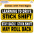 TOTOMO Learning to Drive Stick Shift Stay Back May Roll Back Car Magnet - Reflective Bumper Magnet Sticker for New Manual Transmission Learners Eye-Catching Design