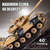 Supdex 1/24 RC Battle Tank Set, Remote Control Chinese Type 99 and Russian T90 Army Toy That Shoots for Kids and Adults, 2.4G RC Vehicle Model Tank 6+ Year Old with Sound, Smoke and Lights
