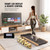 Maksone Under Desk Treadmill, Expert of Wooden Walking Pad, Walking Jogging Machine with Remote Control, Installation-Free