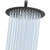 NearMoon Rain Shower Head, Ultra-Thin Design-Pressure Boosting, Awesome Some Experience, High Flow Stainless Steel Rainfall Head (10 Inch, Matte Black)