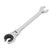 Walfront 7/8 Inch Head Ratcheting Combination Wrench SAE 72 Teeth 12 Point Ratchet Wrenches Break Line Tubing Ratchet Spanner with 84 Teeth