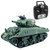 fisca Remote Control Tank, 2.4Ghz 15 Channel 1/20 Sherman M4A3 Main Battle RC Tank That Shoot BBS Airsoft for Kids Age 10 11 12-16 Year Old
