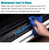 LEXLEY for 2019 2020 2021 2022 2023 2024 2025 Passport Carbon Fiber Style Leather Door Sill Protector Anti-Dirty Scuff Plate Cover Guard Sills Protector Trim,Welcome Pedal Protect 4PCS -Blue