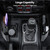 DIAMOOKY Upgraded Metal Magnetic Center Console Organizer for Jeep Wrangler JL/JLU/4XE 2018-2026 & Gladiator JT 2026 2025 2024 2023 2022-2020 Accessories Gear Shift Storage Box, Flag (Not for JK/JKU)