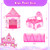 3 in 1 Girls Princess Play Tent for Kids: Pop Up Toddlers Playhouse with Baby Crawl Tunnel, Ball Pit and Castle Tent - Pink Children Play Tent Toys Indoor and Outdoor Game for Birthday Gift