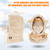 Ski Mask for Women Balaclava Women Men Windproof Thermal Hood Winter Neck Warmer with Plush Apricot