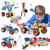 Erector Set for Boys 6-12, Building Toys for Kids Ages 4-8, 5 in 1 STEM Toys Ages 4-7 with Electric Power Motor, Construction Toys for Age 5 7 8 9 Years Old, 113 PCS DIY