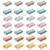 28 Pcs 15A 20A 25A 30A 40A 50A 60A 32V Mini Slotted Automotive MCASE Shaped Cartridge Fuse Kit
