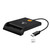 ZOWEETEK Type C CAC Reader, Smart CAC Card Reader USB C for DOD Military Common Access CAC, Compatible with Windows, Mac OS